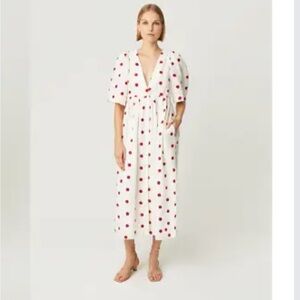 NWT Rhode Karline Scarlet Daisy Dress XS.